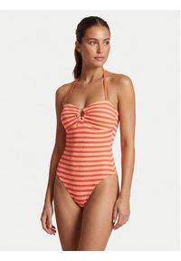 Seafolly Strój kąpielowy Calypso 11180-247 Pomarańczowy. Kolor: pomarańczowy. Materiał: syntetyk #3