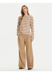 Marc O'Polo Bluzka 508 3014 52145 Beżowy Relaxed Fit. Typ kołnierza: polo. Kolor: beżowy. Materiał: bawełna #4