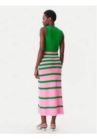 LOLA CASADEMUNT Sukienka dzianinowa LS2516005 Zielony Slim Fit. Kolor: zielony. Materiał: syntetyk, wiskoza #5