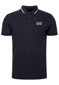 EA7 Emporio Armani Polo 8NPF06 PJ04Z 1578 Granatowy Regular Fit. Typ kołnierza: polo. Kolor: niebieski. Materiał: bawełna #4