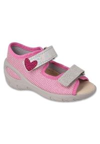 Befado obuwie dziecięce pu 063P003 różowe. Kolor: różowy