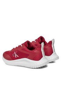 Calvin Klein Jeans Sneakersy YM0YM00968 Czerwony. Kolor: czerwony. Materiał: materiał