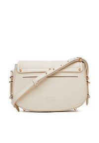 Pinko - PINKO Torebka Saddle Mini PE PLTT 103831 A270 Biały. Kolor: biały. Materiał: skórzane