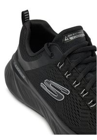 skechers - Skechers Buty do biegania Edgeride-Contention 232843/BBK Czarny. Kolor: czarny. Materiał: materiał #2