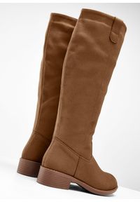 bonprix - Kozaki. Zapięcie: zamek. Kolor: brązowy. Obcas: na obcasie. Wysokość obcasa: średni #3