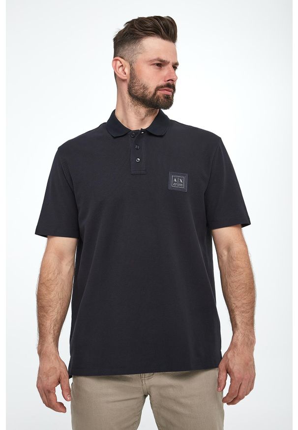 Armani Exchange - Polo męskie ARMANI EXCHANGE. Typ kołnierza: polo