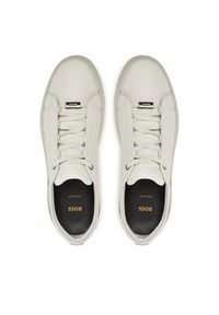 BOSS Sneakersy 50545153 Biały. Kolor: biały. Materiał: skóra