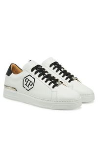 Philipp Plein - PHILIPP PLEIN Sneakersy SAES USC0692 PLE075 Czarny. Kolor: czarny. Materiał: skóra #4