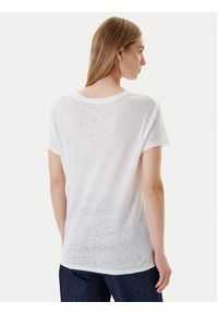 United Colors of Benetton - United Colors Of Benetton T-Shirt 37UJD401Q Biały Regular Fit. Kolor: biały. Materiał: len #5