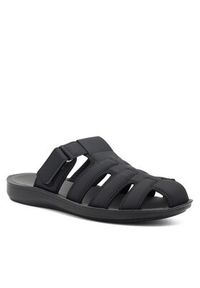 Lanetti Klapki MSS20505-03 Czarny. Kolor: czarny. Materiał: materiał #8