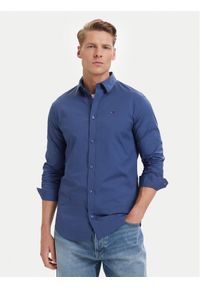 Tommy Jeans Koszula Original DM0DM04405 Niebieski Slim Fit. Kolor: niebieski. Materiał: bawełna #1