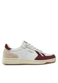 Pepe Jeans Sneakersy Kore Heritage M PMS00026 Biały. Kolor: biały. Materiał: skóra