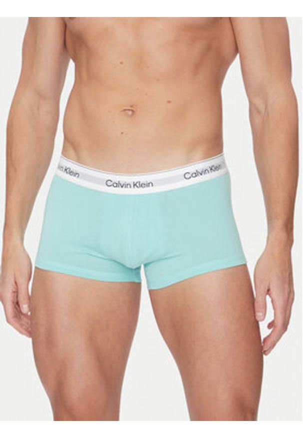 Calvin Klein Underwear Komplet 3 par bokserek LV00NB4389 Kolorowy. Materiał: bawełna. Wzór: kolorowy