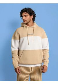 Sinsay - Bluza colorblock - beżowy. Kolor: beżowy #1