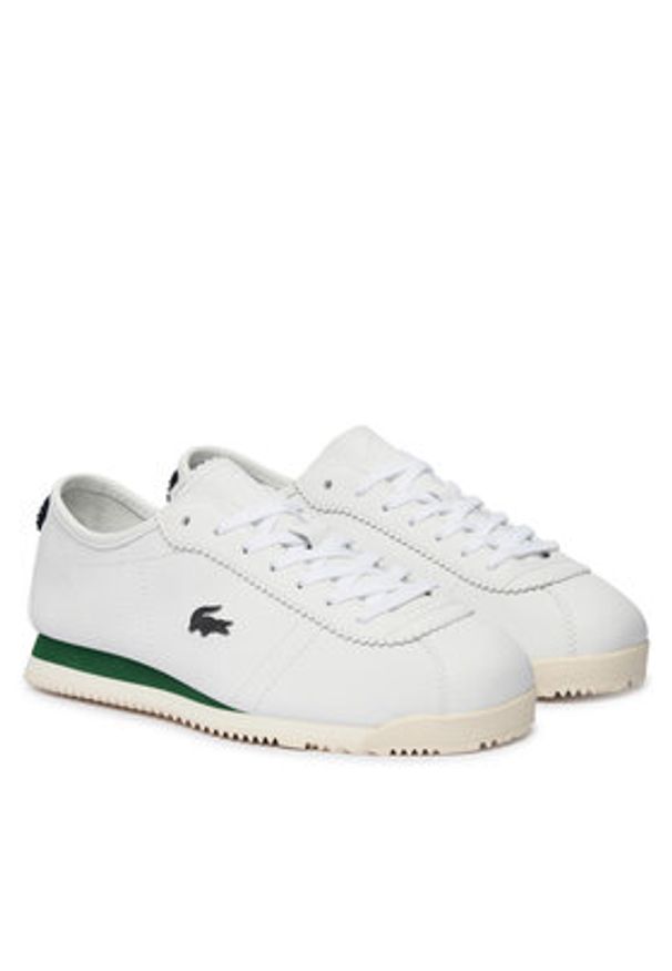 Lacoste Sneakersy Club-Low 51SFA0023 Biały. Kolor: biały. Materiał: skóra