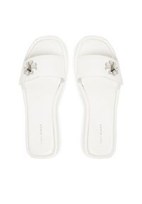 Tory Burch Klapki T Lock Slide 164676 Biały. Kolor: biały. Materiał: skóra #4