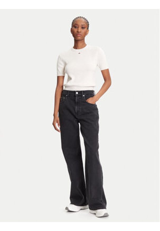 Tommy Jeans Jeansy Mia DW0DW20455 Czarny Relaxed Fit. Kolor: czarny