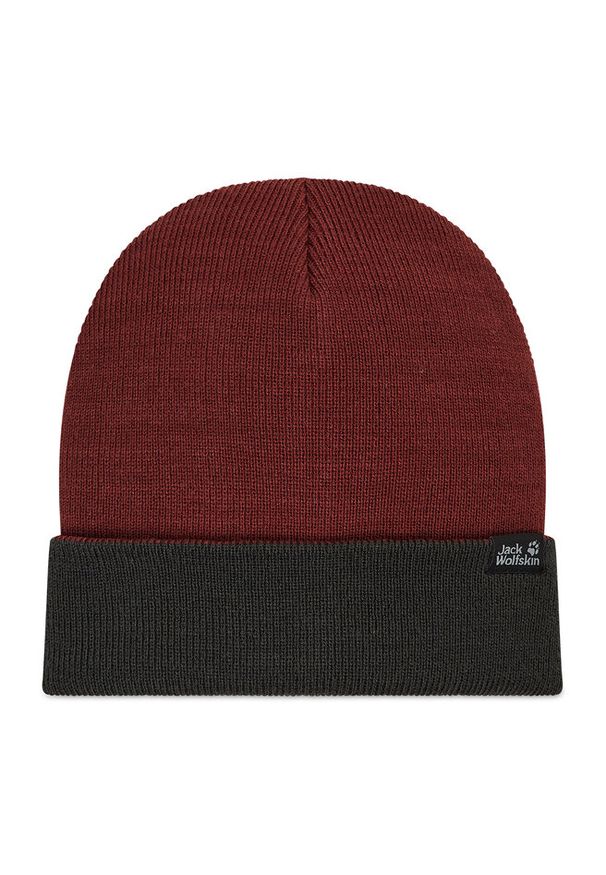 Czapka Jack Wolfskin. Kolor: czerwony
