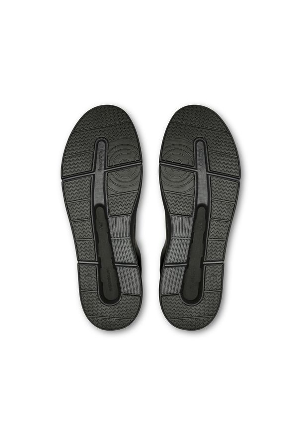 On - ON THE ROGER Advantage Black | Black Sneakersy męskie. Okazja: na co dzień. Kolor: czarny. Materiał: materiał, jeans. Wzór: jednolity. Sport: tenis