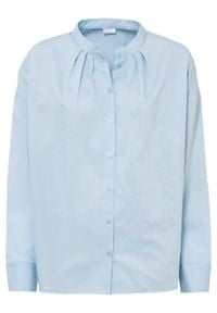 Bluzka oversize bonprix pudrowy niebieski. Kolor: fioletowy #1