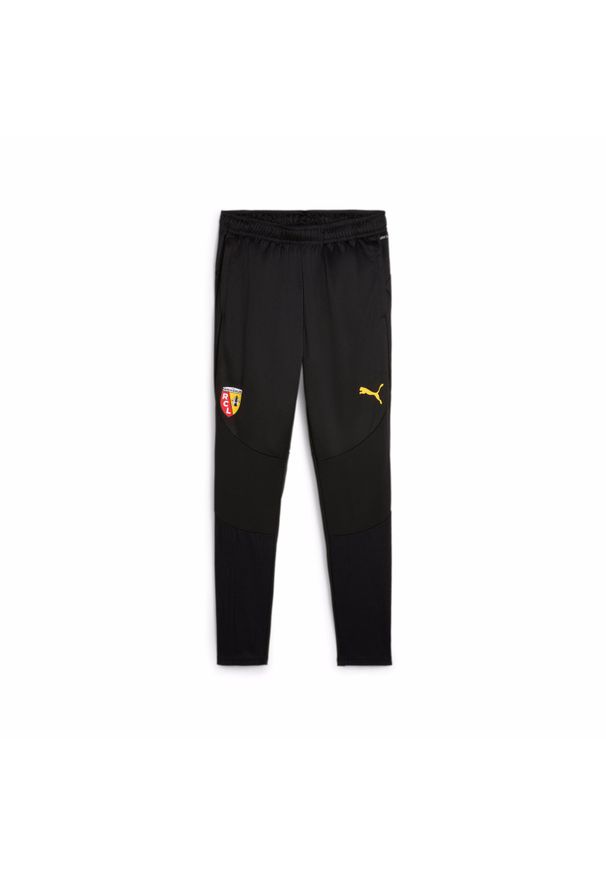 Puma - Spodnie treningowe RC Lens 2024/25. Kolor: żółty, wielokolorowy, czarny. Sport: piłka nożna