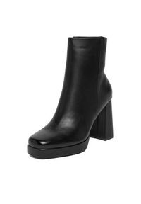 Jenny - JENNY Botki CEO-HY7617-1 Czarny. Kolor: czarny. Materiał: syntetyk, materiał #6