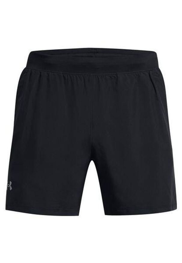Under Armour - Spodenki fitness męskie UNDER ARMOUR Launch 5" Shorts Szorty. Kolor: czarny. Długość: krótkie. Sezon: lato. Sport: fitness