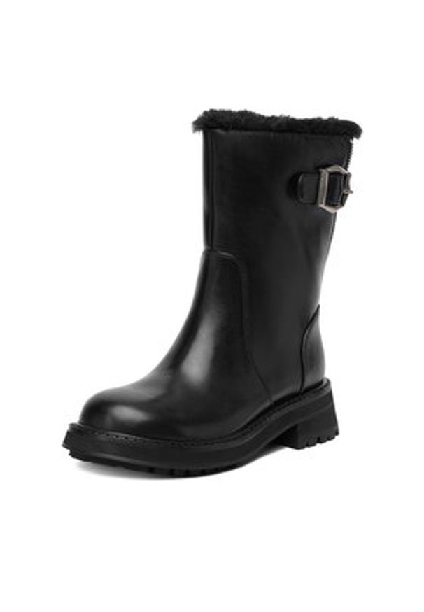 Badura Botki EO-CECILIA-2521-86-1 Czarny. Kolor: czarny. Materiał: skóra