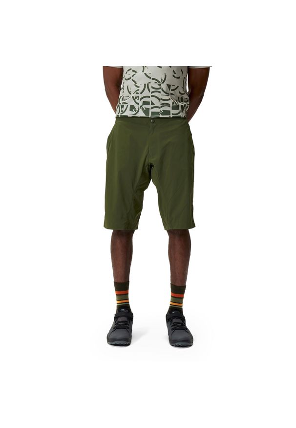 ENDURA - Spodenki rowerowe męskie Endura Hummvee Lite Short. Kolor: zielony. Sport: kolarstwo