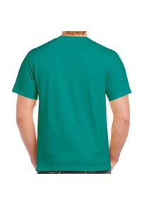 GILDAN - Ultra Bawełniana Koszulka Unisex Dla Dorosłych. Kolor: zielony. Materiał: bawełna