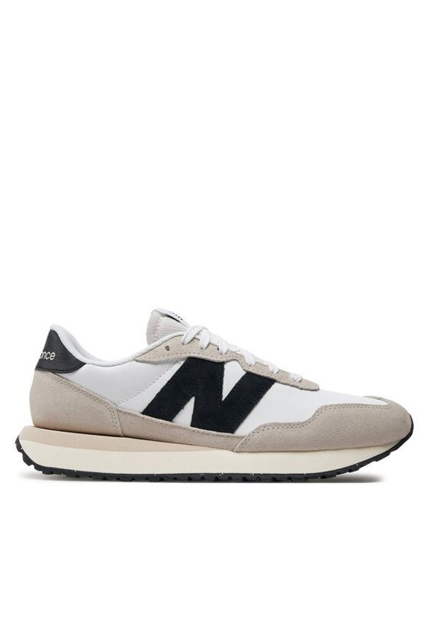 New Balance Sneakersy MS237SF Biały. Kolor: biały. Materiał: skóra