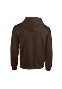 GILDAN - Bluza Z Kapturem Dla Dorosłych Unisex Heavy Blend Full Zip. Typ kołnierza: kaptur. Kolor: brązowy