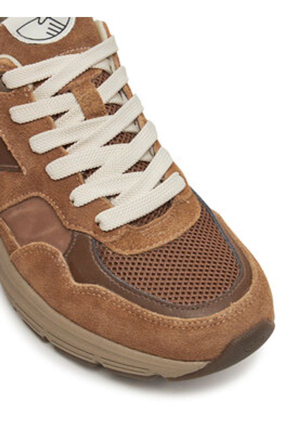 S.W.C Stepney Workers Club Sneakersy Amiel S-Strike YP03205 Brązowy. Kolor: brązowy. Materiał: zamsz, skóra