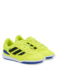 Adidas - adidas Buty do piłki nożnej Super Sala Competition III Indoor JP5273 Zielony. Kolor: zielony. Materiał: materiał