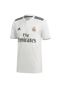 Adidas - Koszulka do piłki nożnej Real Madryt rozgrywki krajowe 18/19 dla dzieci. Technologia: ClimaCool (Adidas)