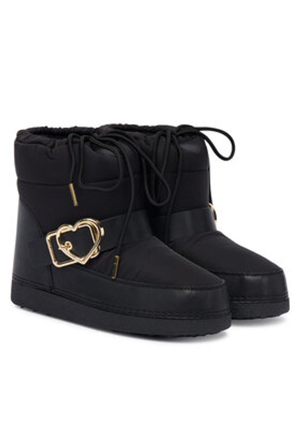 Love Moschino - LOVE MOSCHINO Śniegowce JA24432G0NISK00A Czarny. Kolor: czarny. Materiał: materiał