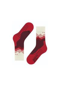 Skarpety damskie Falke Tk2 Crest. Kolor: czerwony. Sport: turystyka piesza #1