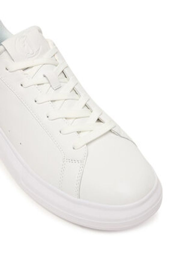 Just Cavalli Sneakersy 79QA3SBG ZPB65 Biały. Kolor: biały. Materiał: skóra