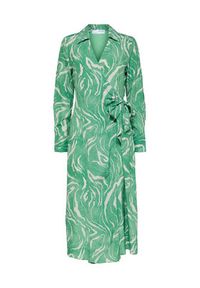 Selected Femme Sukienka 16089030 Zielony Regular Fit. Kolor: zielony. Materiał: wiskoza #5