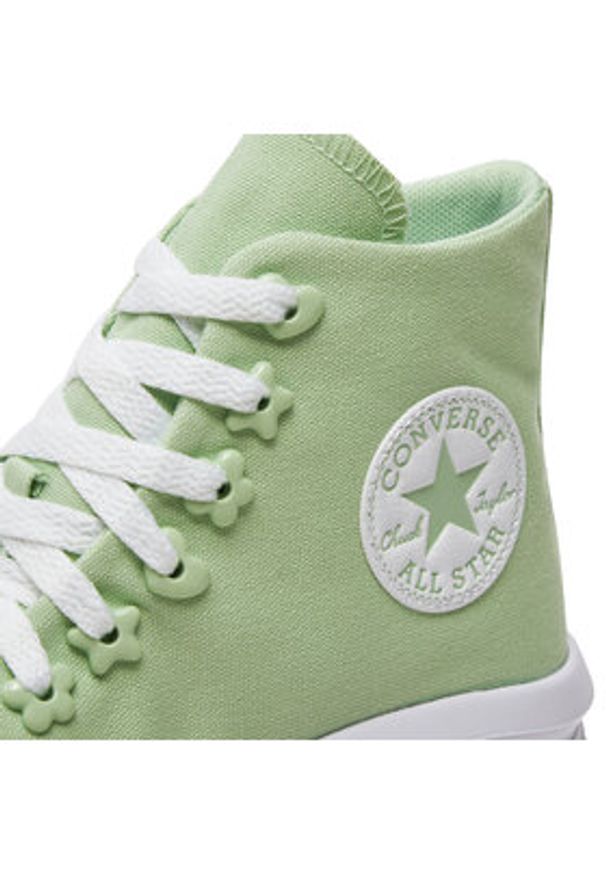 Converse Trampki Chuck Taylor All Star Motion Platform Stars A08100C Zielony. Kolor: zielony. Materiał: materiał. Obcas: na platformie