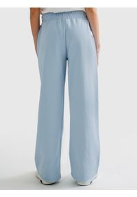 Big-Star - Spodnie dziewczęce dresowe z prostą nogawką błękitne Longencja 401/ Michelle 401. Okazja: na uczelnię. Kolor: niebieski. Materiał: dresówka. Wzór: aplikacja, nadruk. Styl: elegancki #5