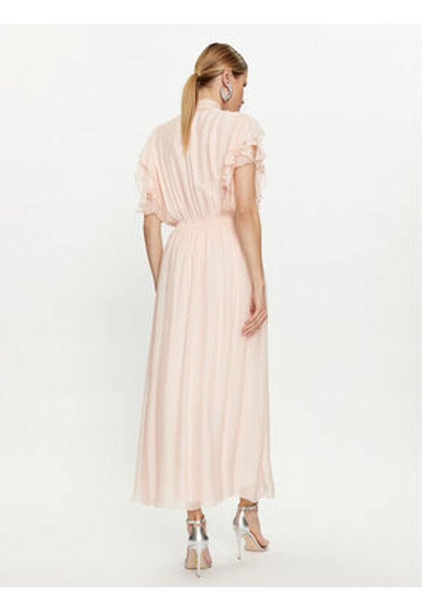 Dixie Sukienka codzienna A207J039A Écru Regular Fit. Okazja: na co dzień. Materiał: jedwab. Typ sukienki: proste. Styl: casual