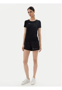 EA7 Emporio Armani T-Shirt 7W000274 AF12945 UC001 Czarny Slim Fit. Kolor: czarny. Materiał: syntetyk