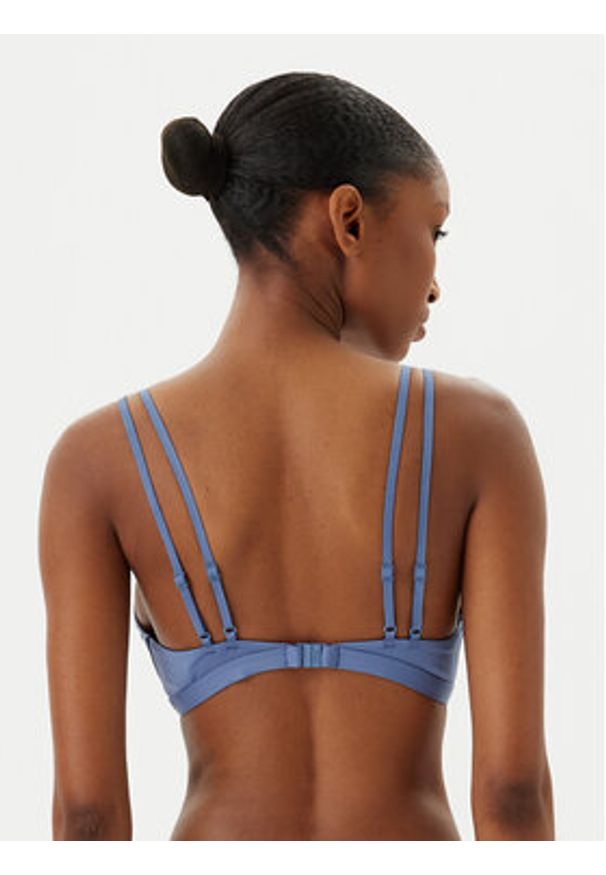 Calvin Klein Swimwear Góra od bikini KW0KW02793 Niebieski. Kolor: niebieski. Materiał: syntetyk