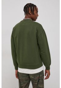 Levi's® - Levi's Bluza bawełniana A0717.0026 męska kolor zielony gładka. Okazja: na spotkanie biznesowe. Kolor: zielony. Materiał: bawełna. Wzór: gładki. Styl: biznesowy #5