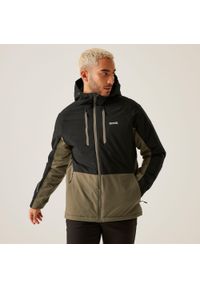 Regatta - Kurtka turystyczna męska Highton Stretch III wodoodporna ocieplana. Kolor: szary. Sport: turystyka piesza #1