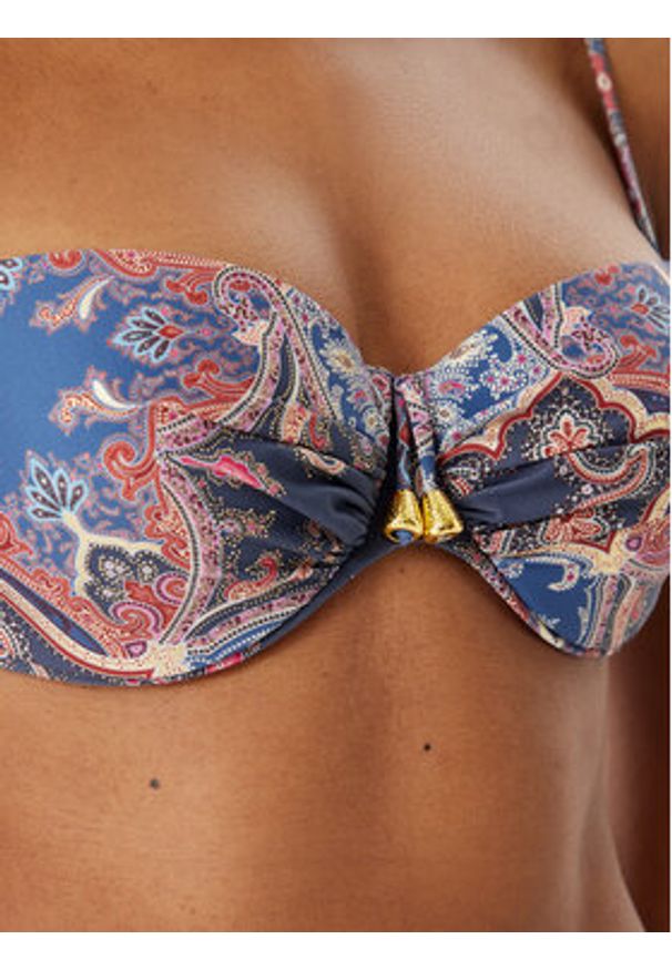 SELMARK - Selmark Góra od bikini BO916 Niebieski. Kolor: niebieski. Materiał: syntetyk