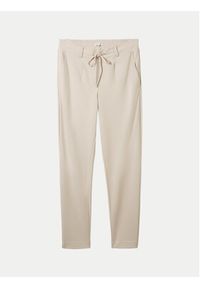Tom Tailor Spodnie materiałowe 1008375 Beżowy Loose Fit. Kolor: beżowy. Materiał: syntetyk