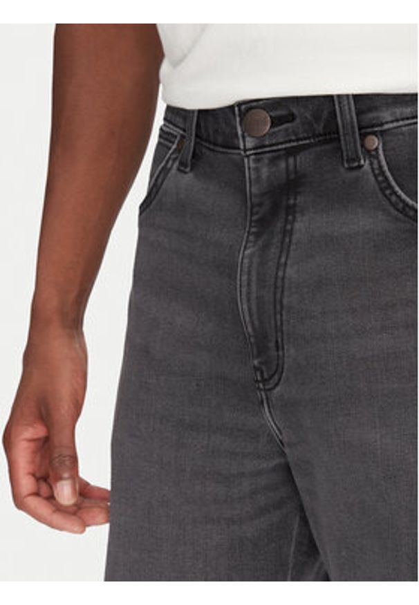 Wrangler Szorty jeansowe Frontier 112364834 Szary Relaxed Fit. Kolor: szary. Materiał: bawełna