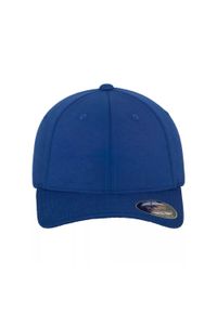 FLEXFIT - Czapka Z Daszkiem Double Jersey. Kolor: niebieski. Materiał: jersey #1